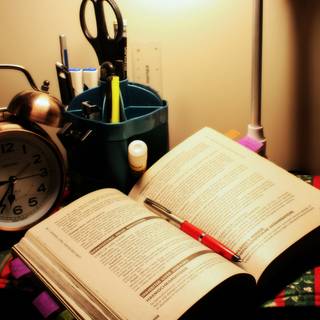 Student study wallpaper