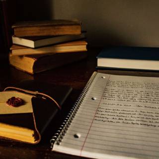 Student study wallpaper