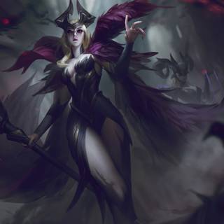 Demon woman wallpaper