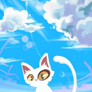 Suzume cat wallpaper