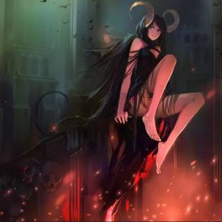 Demon woman wallpaper