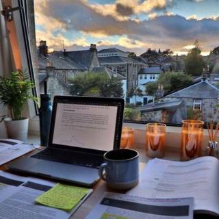 Student study wallpaper