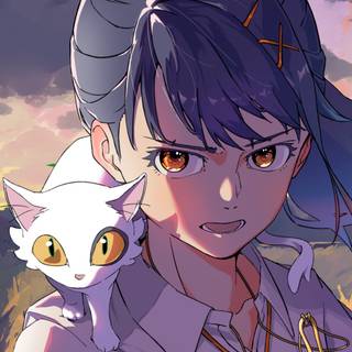 Suzume cat wallpaper