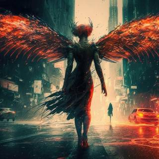 Demon woman wallpaper