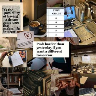 Student study wallpaper