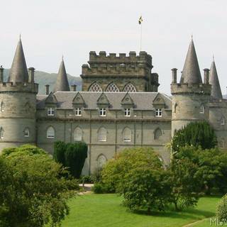 English castle wallpaper