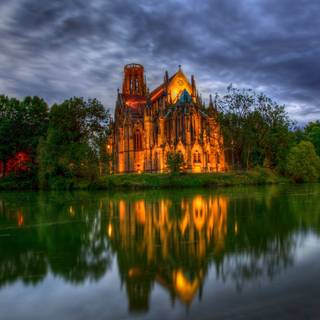 English castle wallpaper