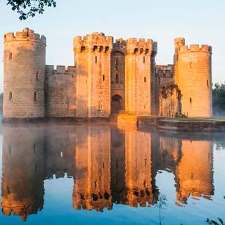 English castle wallpaper