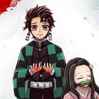 Nezuko x Tanjiro wallpaper