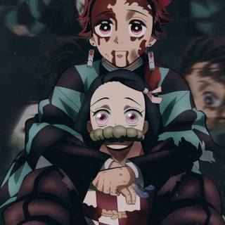 Nezuko x Tanjiro wallpaper