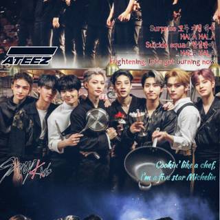 BTS and Stray Kids wallpaper
