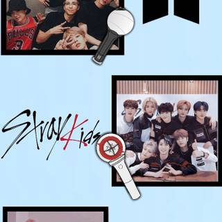 BTS and Stray Kids wallpaper