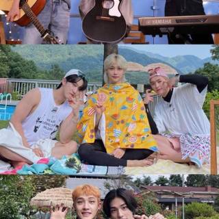 BTS and Stray Kids wallpaper