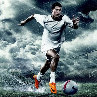 Cristiano Ronaldo desktop Nike wallpaper