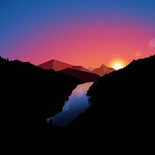 Oled minimalist wallpaper