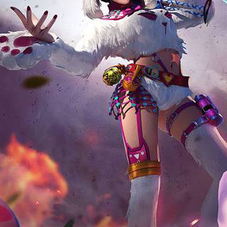 Girl phone 4k wallpaper