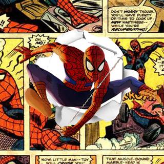 Comic panel wallpaper