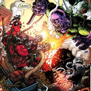 Comic panel wallpaper