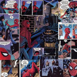 Comic panel wallpaper