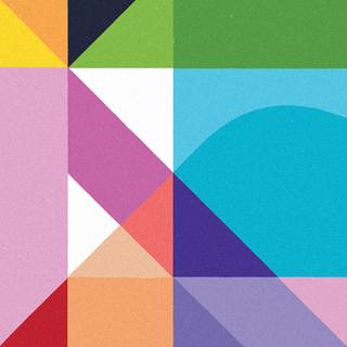 Block colour wallpaper