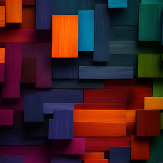 Block colour wallpaper
