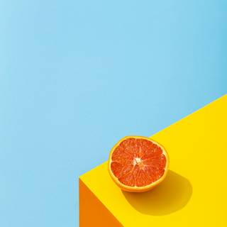 Block colour wallpaper