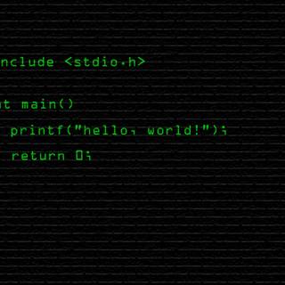 C coding wallpaper
