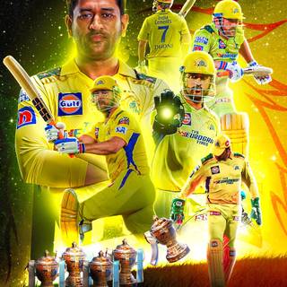 Dhoni trophy wallpaper