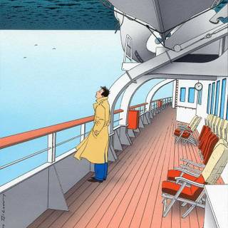 Guy Billout iPhone wallpaper