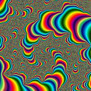 iPhone psychedelic wallpaper