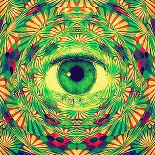 iPhone psychedelic wallpaper