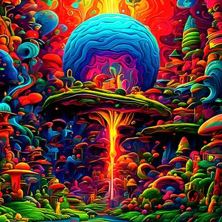 iPhone psychedelic wallpaper