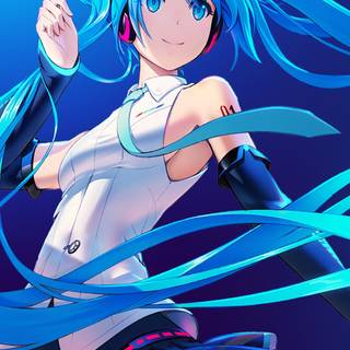 Hatsune Miku HD iPhone wallpaper