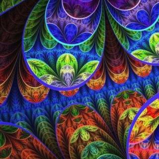 iPhone psychedelic wallpaper