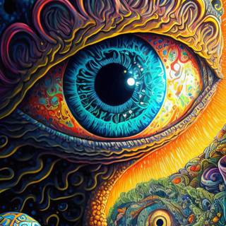 iPhone psychedelic wallpaper