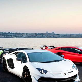 Lamborghini Aventador SVJ iPhone 11 wallpaper