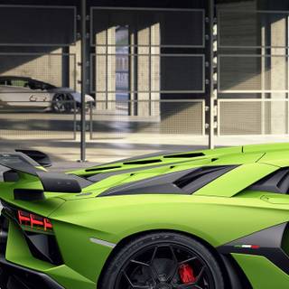 Lamborghini Aventador SVJ iPhone 11 wallpaper