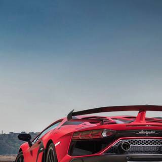 Lamborghini Aventador SVJ iPhone 11 wallpaper