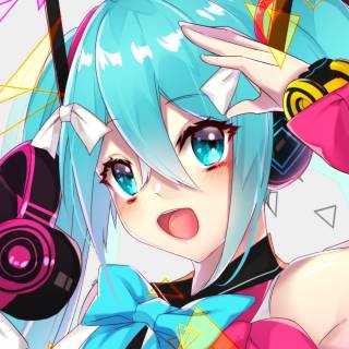 Hatsune Miku HD iPhone wallpaper