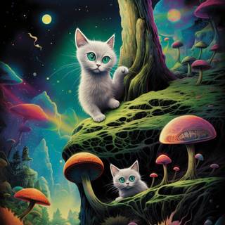 iPhone psychedelic wallpaper