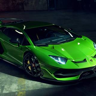 Lamborghini Aventador SVJ iPhone 11 wallpaper
