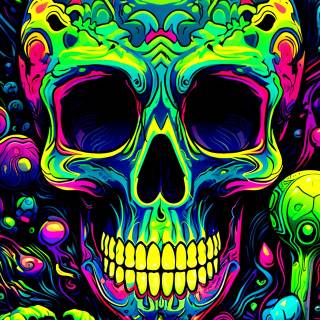 iPhone psychedelic wallpaper
