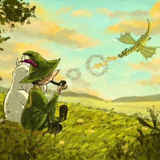 Snufkin desktop wallpaper