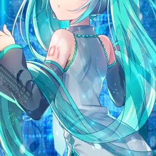 Hatsune Miku HD iPhone wallpaper