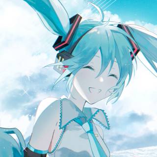 Hatsune Miku HD iPhone wallpaper
