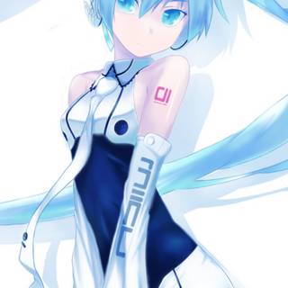 Hatsune Miku HD iPhone wallpaper