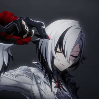 Arlecchino Genshin desktop wallpaper