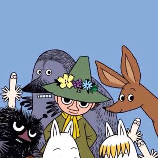 Moomin phone wallpaper