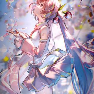 Hatsune Miku HD iPhone wallpaper