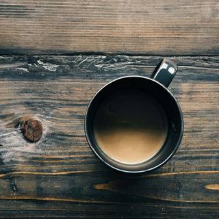 Aesthetic desktop cafe wallpaper